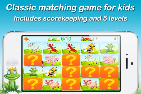 The Farmyard - Matching Game for Kids screenshot 2