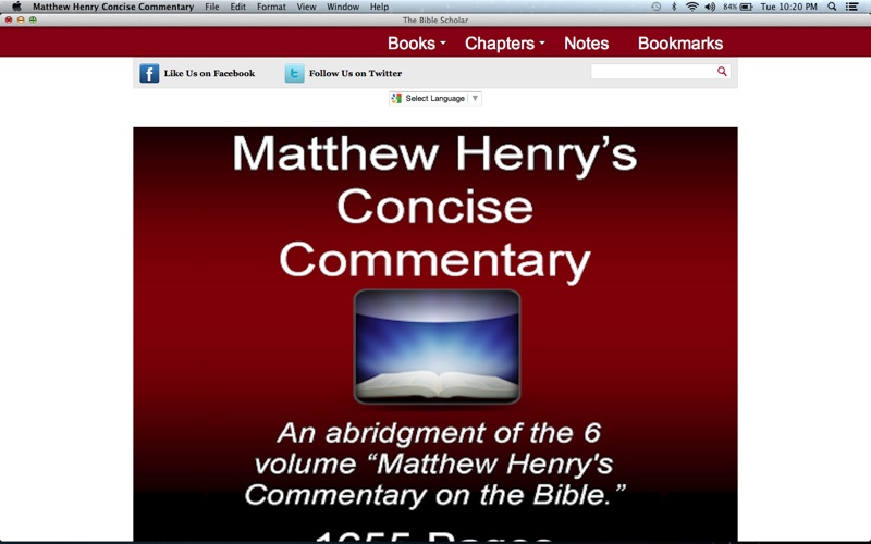 Matthew Henry Concise Commentary Screenshot