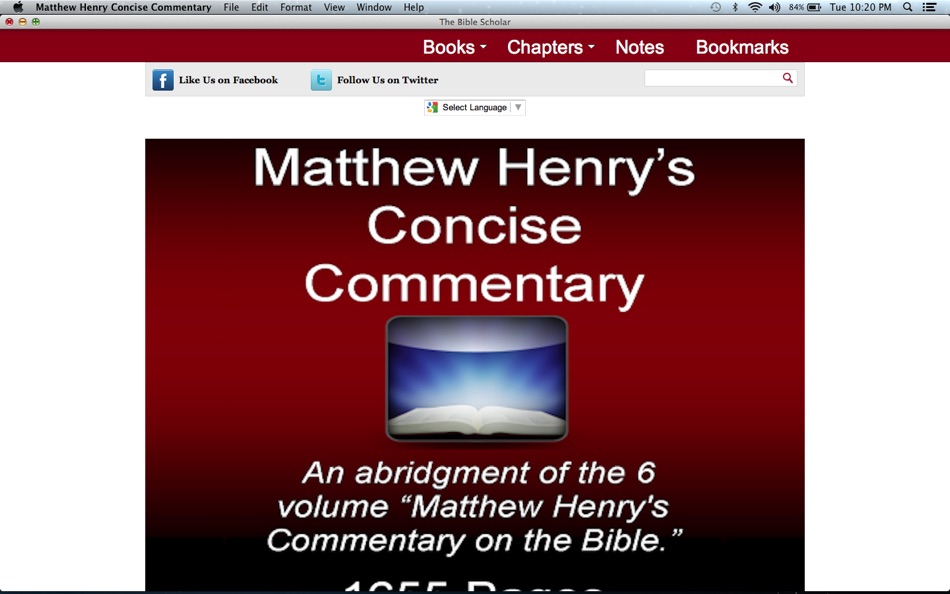 #1. Matthew Henry Concise Commentary (macOS) By: Vision for Maximum Impact, LLC