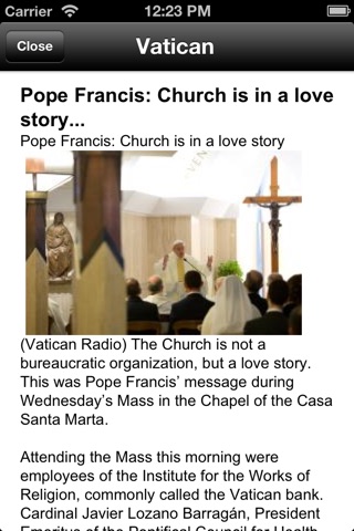 Messages from the Pope - Catolicapp.org screenshot 3