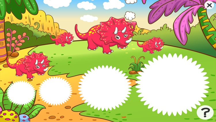 Dinosaurs game for children age 2-5: Train your skills for kindergarten, preschool or nursery school with dinos screenshot-3