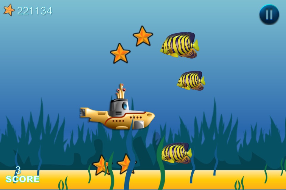 Submarine Splash Race Mania - Ocean Swimming Sub Shooting Fish Free screenshot 2