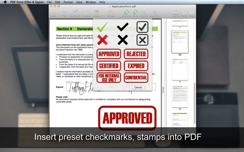 PDF Form Filler &amp; Signer thumbnail 3