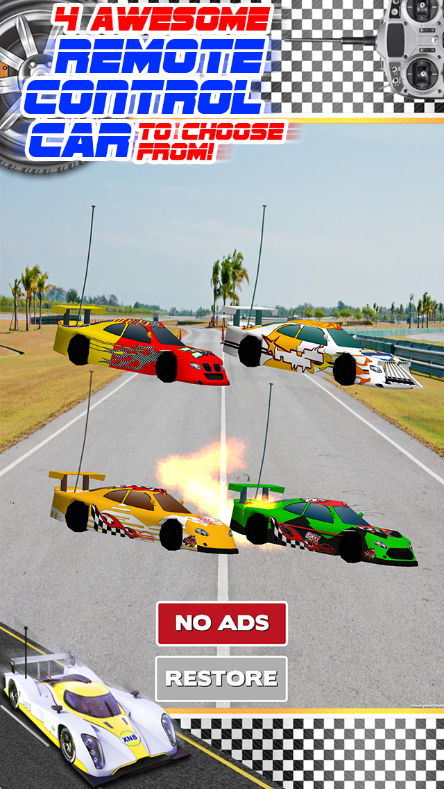 Screenshot #1 pour Télécommande 3D Car Racing Game avec Top RC conduite garçons aventure jeux gratuits