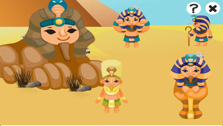 Ancient Egypt Learning Game for Children: Learn and Play with Mummy, Pharaoh and Pyramids