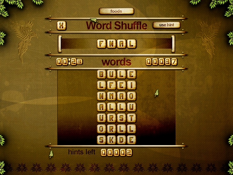 ACC Word Shuffle HD Free - classic puzzle games