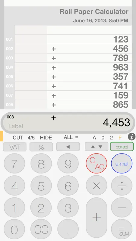 Calculadora del papel laminado Flat screenshot 1 of 3
