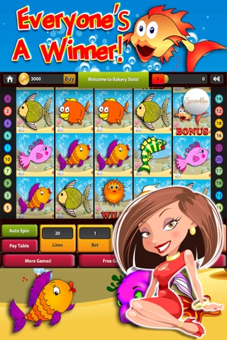 Aquarium Slots - Fishy Slot Machine Game screenshot 3