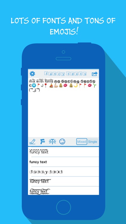 Fancy Texts Keyboard for iOS 8 - Cool Font, Funny Text & Fantastic Emoji Fonts for Instagram Comments screenshot-4
