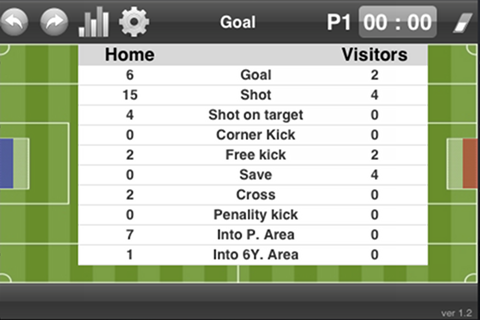 MiKS Soccer Stats Lite screenshot 3