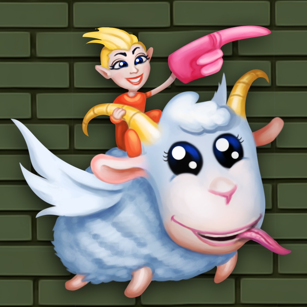 Miley and Happy the Flapping Goat icon