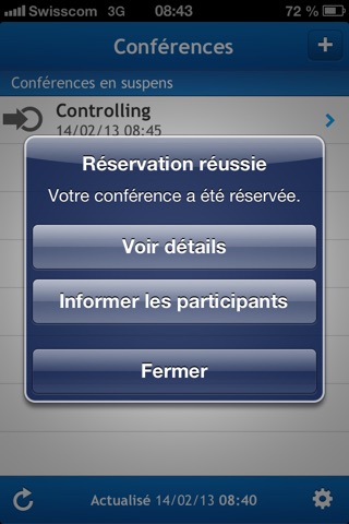 Conferencing Swisscom screenshot 3