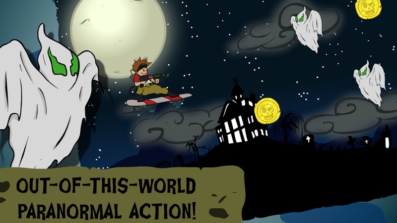 Paranormal Ghost Blaster - Haunted Fortress Dead Hunter (Free Game) screenshot 1