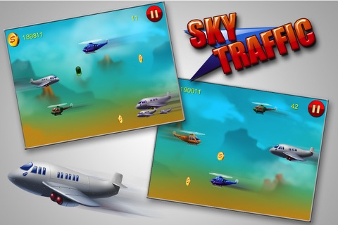 Sky Traffic - Daredevil Helicopter Flight in Busy Sky (Free Game) screenshot 2