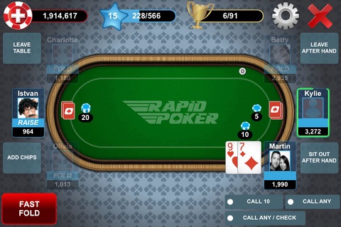 Rapid Poker - Fast Fold Holdem screenshot 3