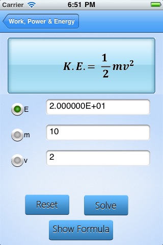 Physics Formula Calculator screenshot 4