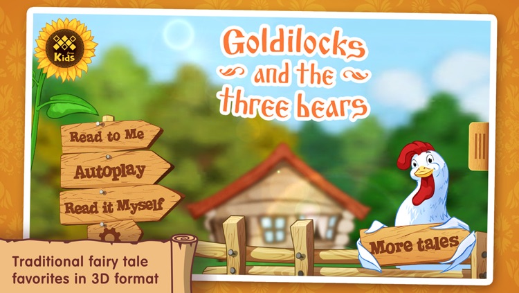 Goldilocks and the three bears: WonderBook.