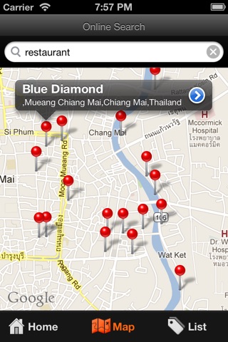 Chiang Mai Travel Map screenshot 2