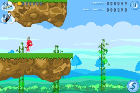Top Red Ninja Crazy Race Jump Free Family Game screenshot 2