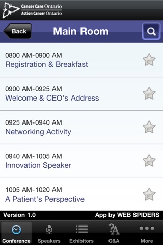 CCO via Event2Mobile screenshot 2