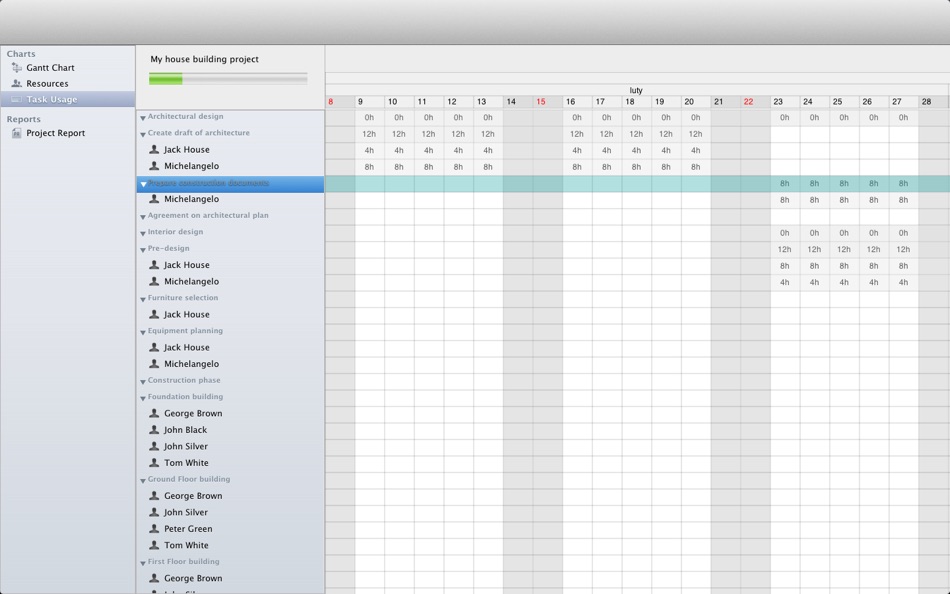 #4. Project Planner - Gantt app (macOS) 由: Peritum.Net