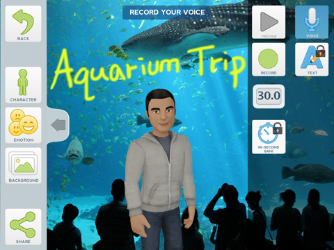 Tellagami Screenshot 3