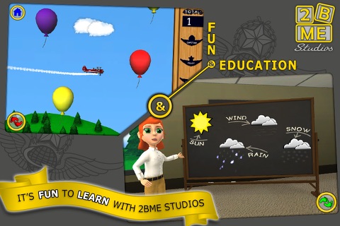 2BME Aviator : A fun learning game for preschool and kindergarten screenshot 3