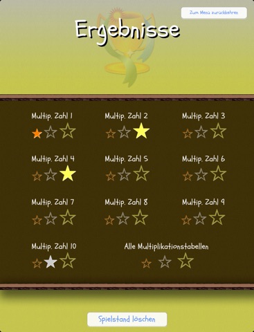 Times tables game screenshot 4