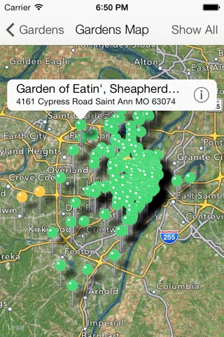 STL Gardens - A map of all community ornamental and vegetable gardens in Saint Louis City and the Saint Louis metropolitan area screenshot 3