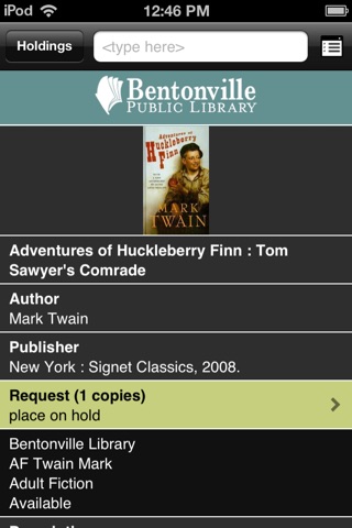 Bentonville Library Mobile screenshot 3