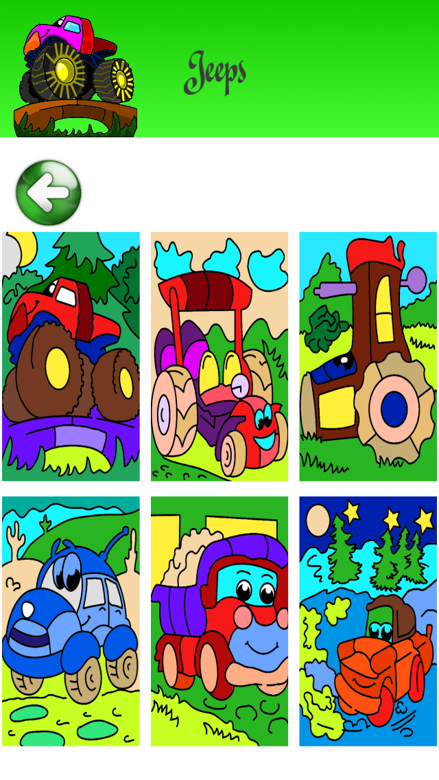 Coloring Pages for Boys with Cars 2 - Games & Pictures for Kids & Grown Upsのおすすめ画像3