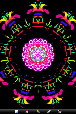 Kaleidoscope Drawing Pad (Ads Free) screenshot 2