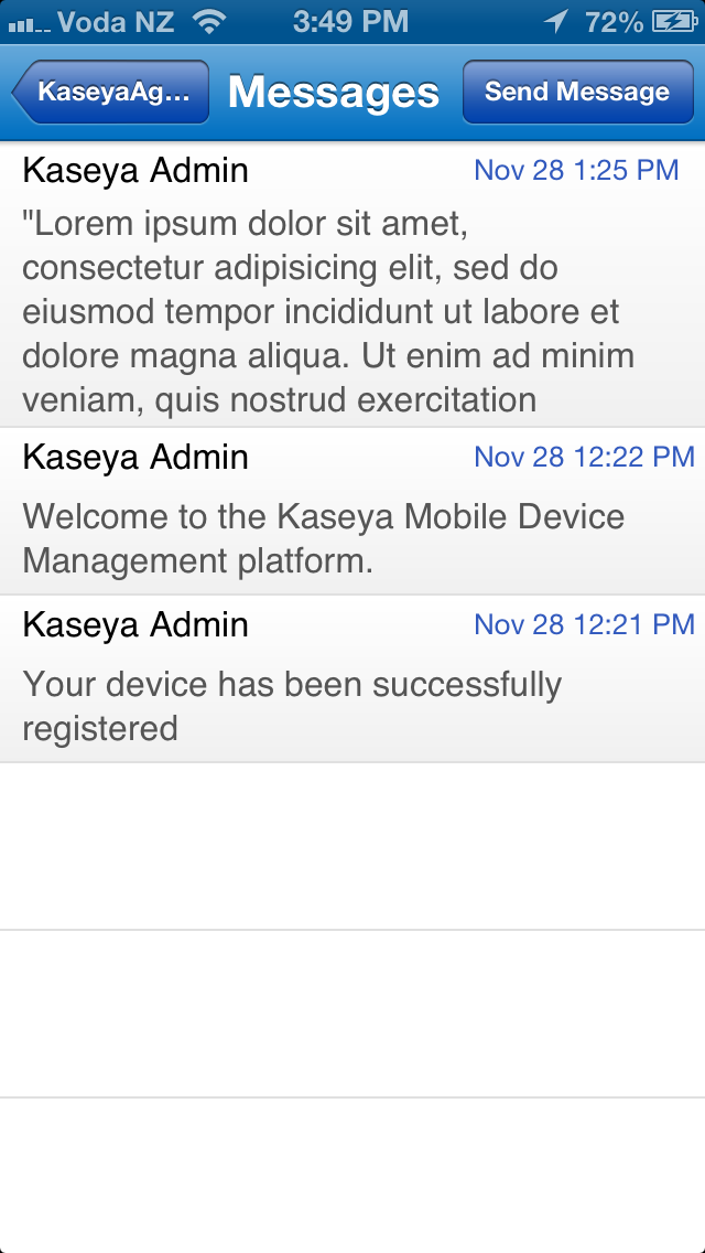 Screenshot #2 pour Kaseya Agent