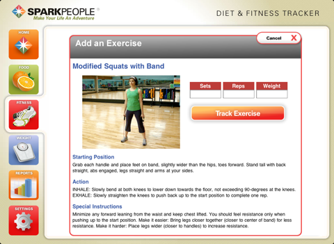 Diet & Fitness Tracker for iPad - SparkPeople screenshot 3