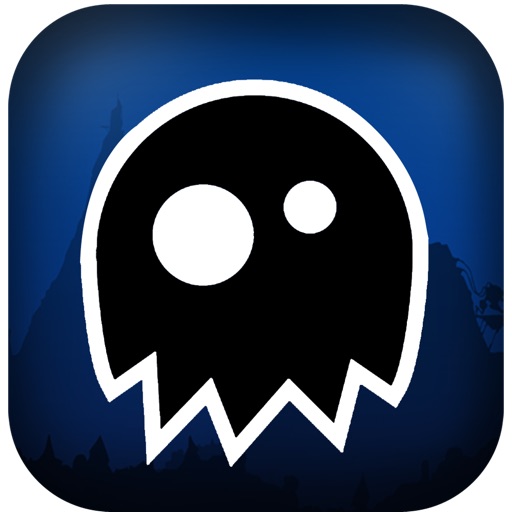 Bad World-black skyline forest dash Icon