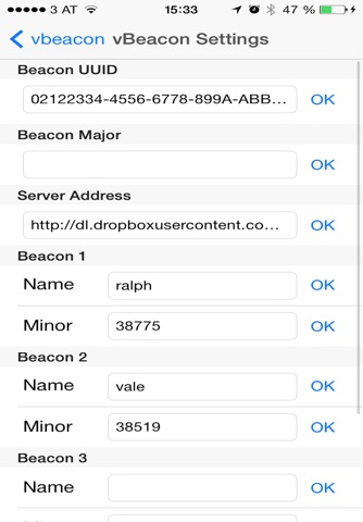 vbeacon screenshot 2