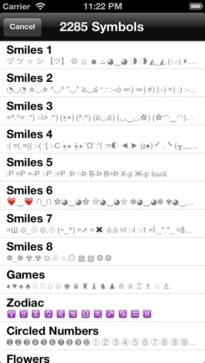 Special Symbols for Facebook, Twitter, Texts & Email: Glam Edition screenshot-3