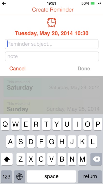 Quick Reminders: Super fast way to create a reminder