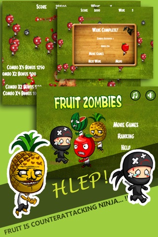 Скриншот из fruit zombies