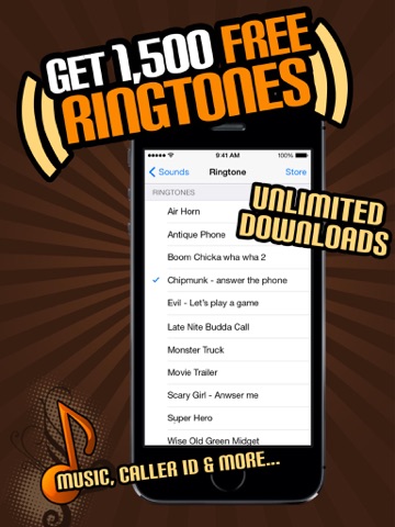 Screenshot #1 for 1500 Ringtones Unlimited - Download the best iPhone Ringtones