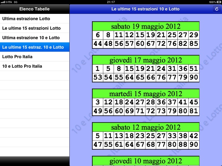 Estrazioni del gioco del Lotto e del 10 e Lotto screenshot-3