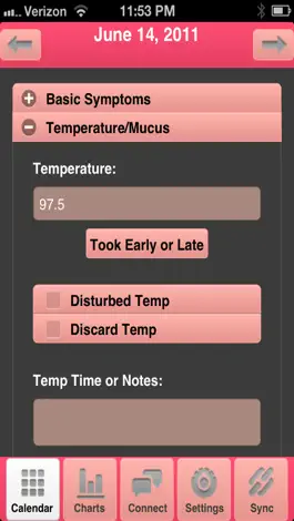 Game screenshot My Fertility Charts apk