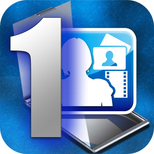 1-Click Mirror - Photo and Video sharing for Facebook icon