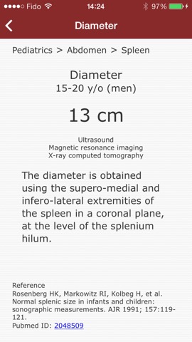 RadRef - Normal Values in Diagnostic Imagingのおすすめ画像2