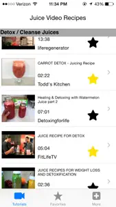 Juice & Smoothie Recipes: Juicing Video Tutorials screenshot #2 for iPhone