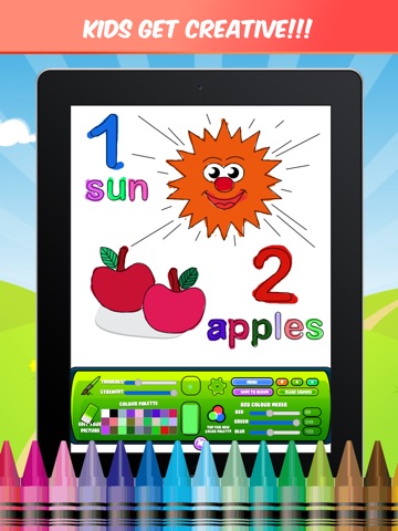 Number and Shape Color Book - Paint By Numbers for Kids screenshot 3