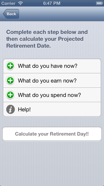 Retirement Age Planner