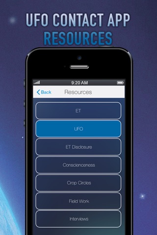 UFO Contact App screenshot 2