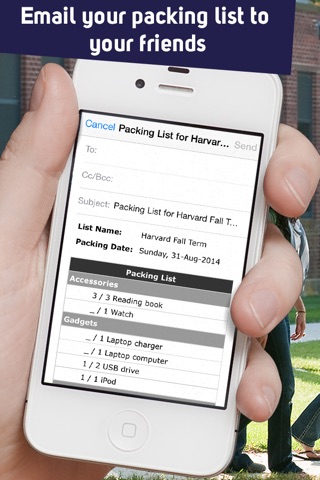 College Packing Planner - Simple and Easiest Way to Plan Your College Packing Checklist screenshot 4