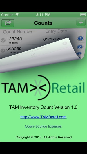 TAM Inventory Count(圖1)-速報App